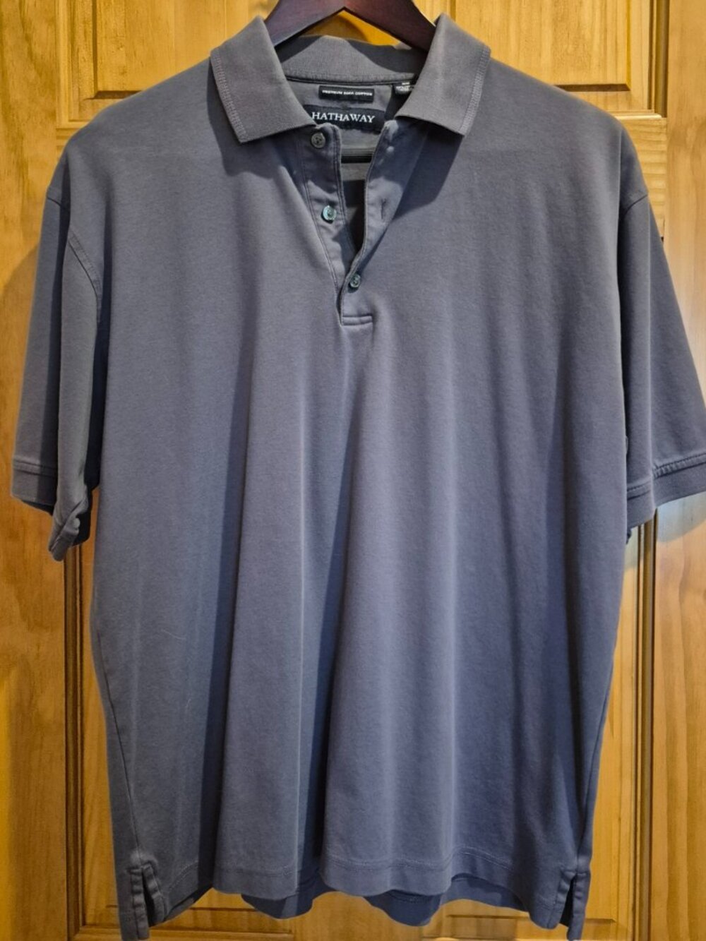 Hathaway Polo Shirt in Grey